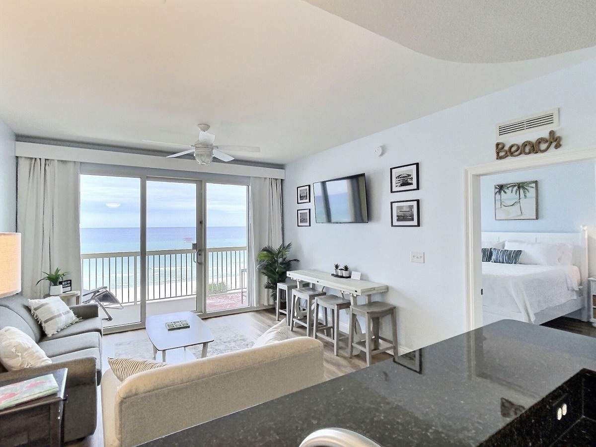 View while standing at the kitchen sink