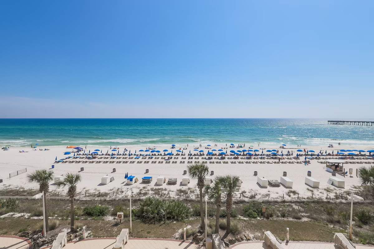 View from our 4th floor balcony