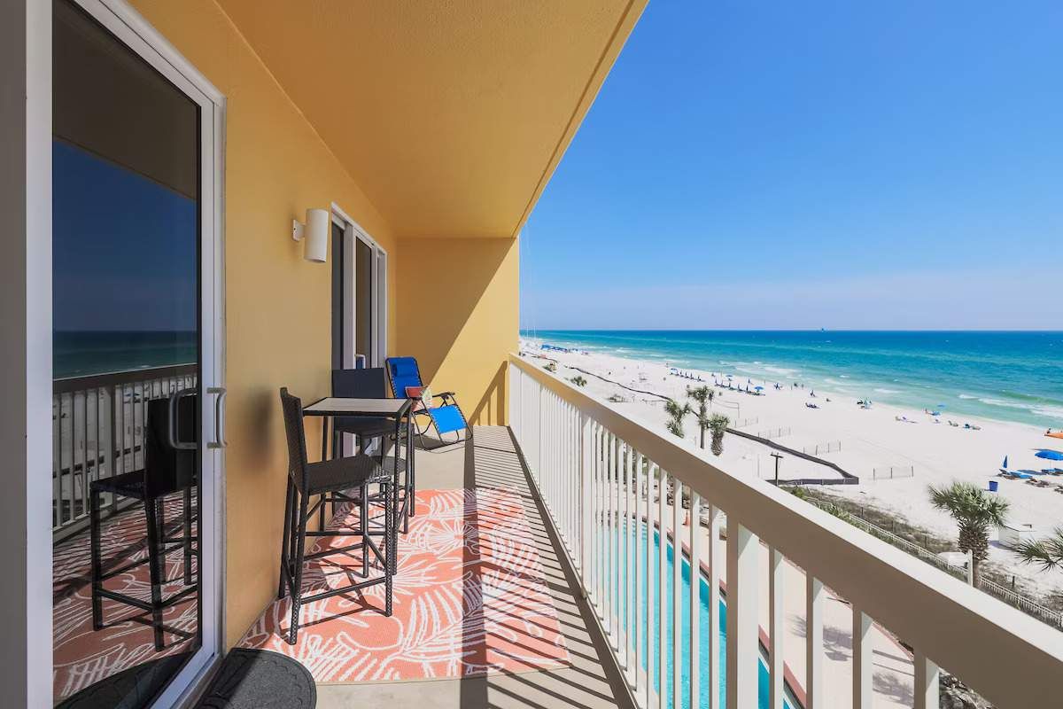 View from our 4th floor balcony