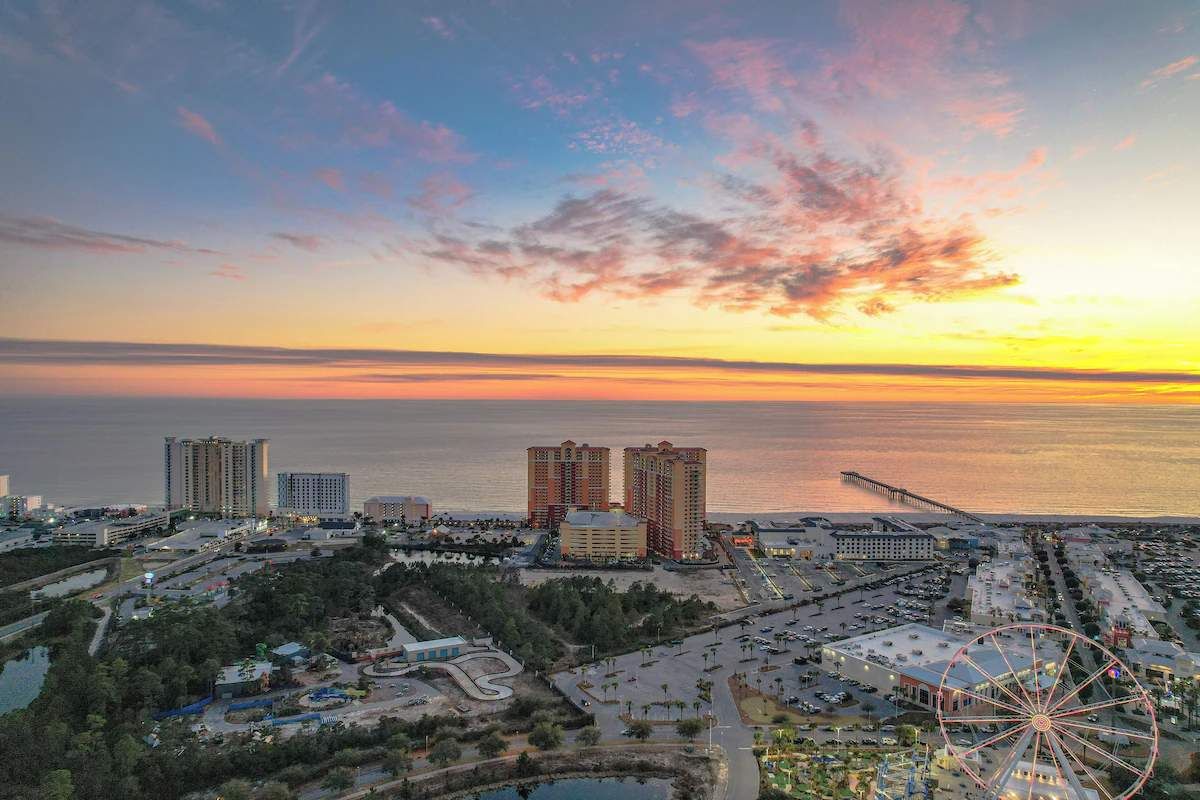 The parking garage is located across the street.  A skywalk is available.  